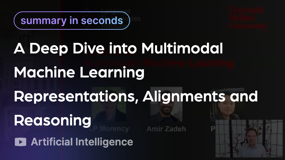 A Deep Dive into Multimodal Machine Learning Representations