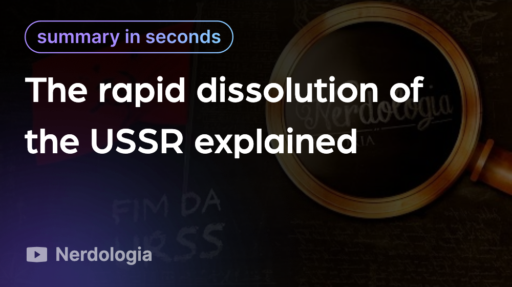 The rapid dissolution of the USSR explained Linfo.ai